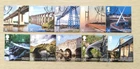 GB QEII Comm. Stamps. 2015. Bridges. Set of 10, ex FDC