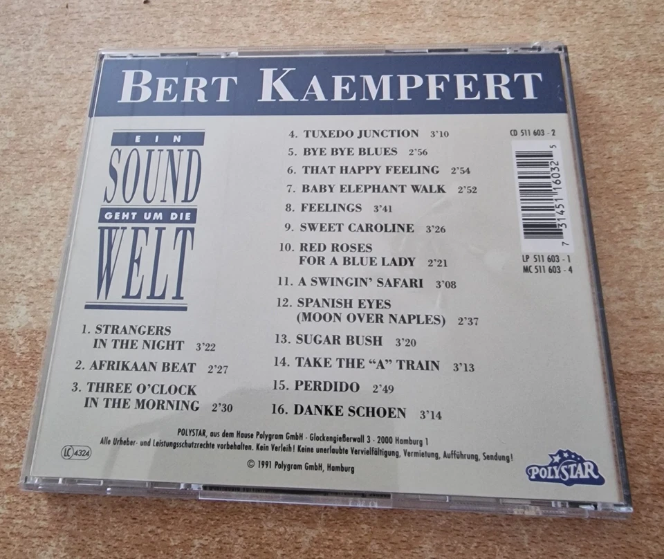 Bert Kaempfert Ein Sound geht um die Welt CD Gebraucht sehr gut - Bild 2 von 3