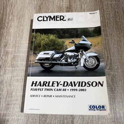 Clymer Harley-Davidson FLH/FLT Twin Cam 88 1999-2003 Motorcycle Service M430-2