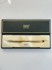Vintage Cross Century 10KT Gold Filled Ballpoint Pen Ladies 4542 Rare Design New