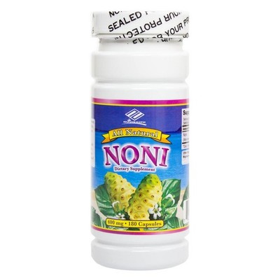 NuHealth Noni 400 Mg 180 Capsules - All Natural