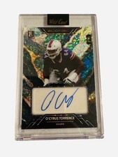 O'Cyrus Torrence Wild Card Wildchrome RC Auto 1/15 Buffalo Bills Rookie. rookie card picture