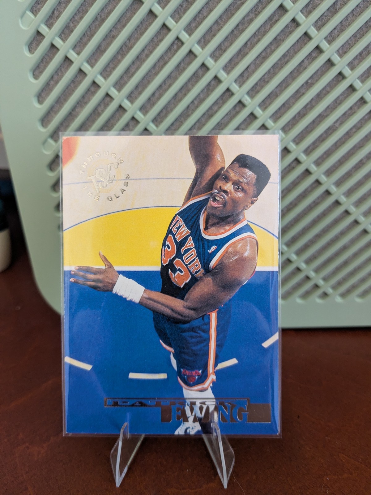 1994-95 Topps Stadium Club - Through the Glass Patrick Ewing #2