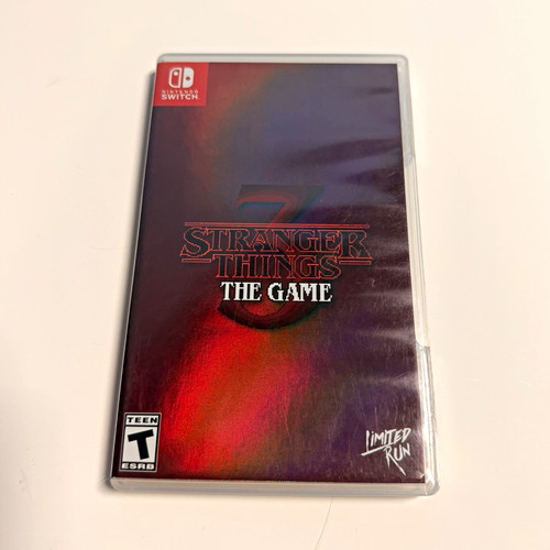Stranger Things 3: The Game Nintendo Switch Limited Run w/ artbook