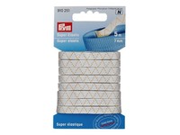 Prym 910251 Super-Elastic 5M X 7Mm - Weiß