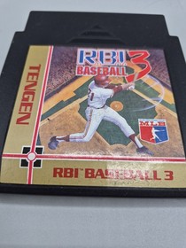 RBI Baseball 3 Game Nintendo NES by Tengen Cart Only Tested FAST SHIPPING 