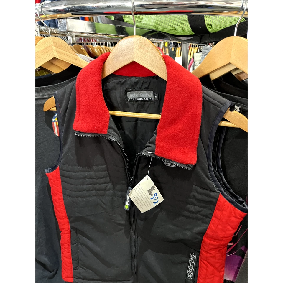 Chaleco tecnológico vintage Timberland Performance polar aislado talla mediana nuevo con etiquetas Foto 3 de 4