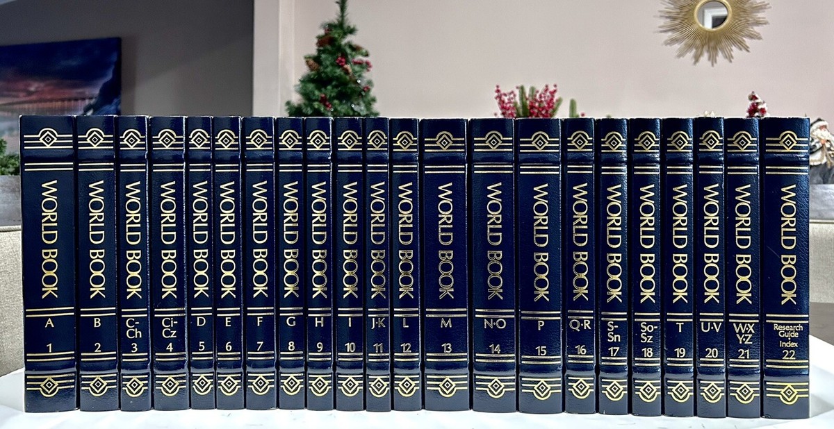 1990s MINT CONDITION World Book Encyclopedias (1-22) - Full Set