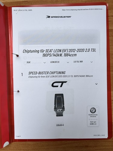 Chiptuning CTRS Box passend für VAG 2.0 TSI/TFSI 140 kW 190 PS mit AppSteuerung - Bild 4 von 9