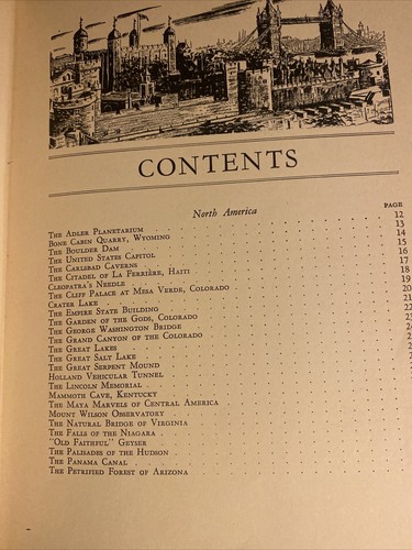 Minute Wonders of the World by Skrenda & Juergens 1933 Ed HC Book - Picture 3 of 13