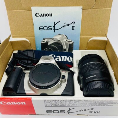 CANON EOS KISS III  28-80 
と望遠レンズ付き Amazon.com : Canon EOS Kiss III (AKA EOS Rebel 2000 in USA