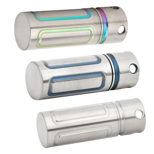 Solid Titanium Kit Survival Tools Seal Waterproof Dust-proof Medicine Pill Box