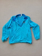 Nike vintage 80s windbreaker jacket Medium Pullover Some Stains Should Wash Out