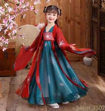 Chinese Hanfu Dress Tang Dynasty Girls Dress Chinese skirts Hanfu Girl clothing