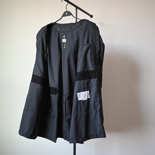 Engineered Garments "Duster Coat" worsted wool gray, made in USA, oversized "XS" - Picture 12 of 18