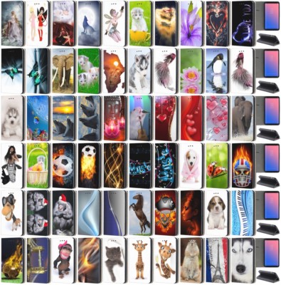 Apple iPhone 5 / 5s / SE Hülle Flip Cover Handy Case Schutzhülle Smart304
