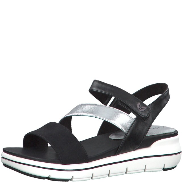 marco tozzi white sandals
