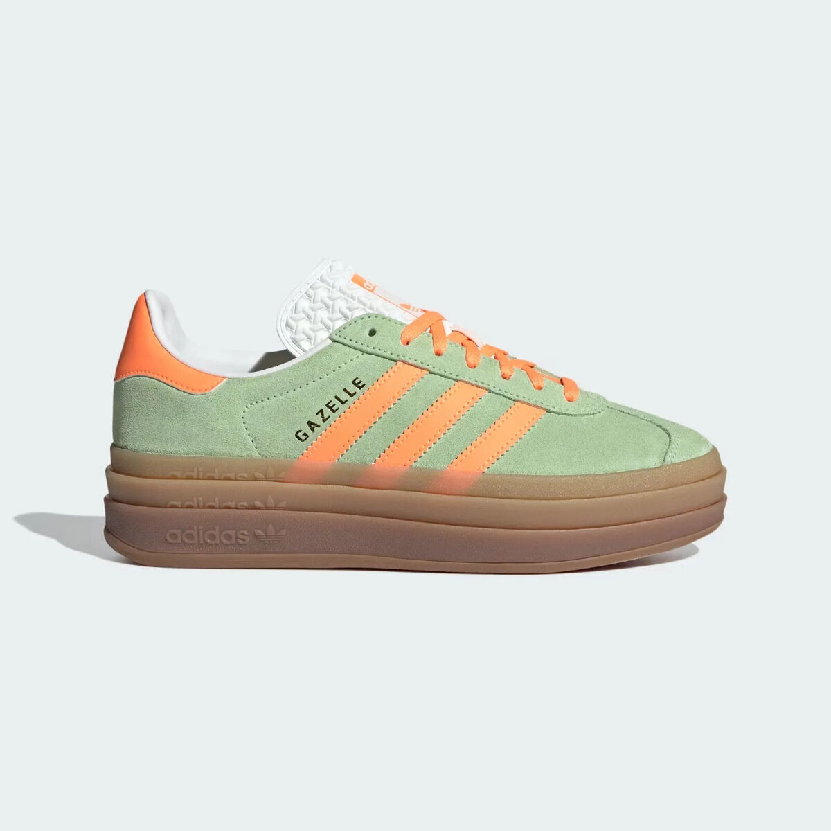 Adidas Women's Gazelle Bold Shoes - Semi Green Spark Adidas Women's Gazelle Bold Shoes - Semi Green Spark