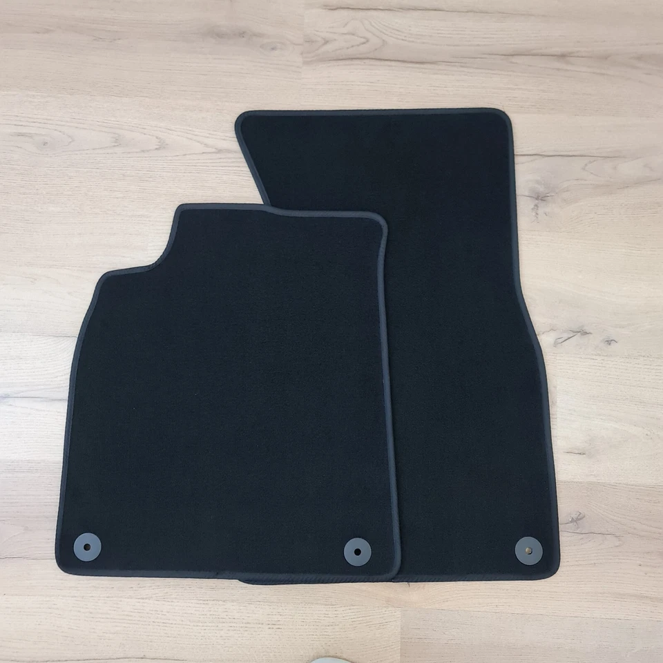 Tapetes de assoalho dianteiros dois carros veludo para Audi A6 C7 2011-2018 forro de tapete impermeável - Imagem 3 de 4