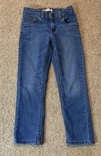 Levi  s Performance 511 Slim Jeans Medium Wash Blue Denim Girls  Size 6 Regular