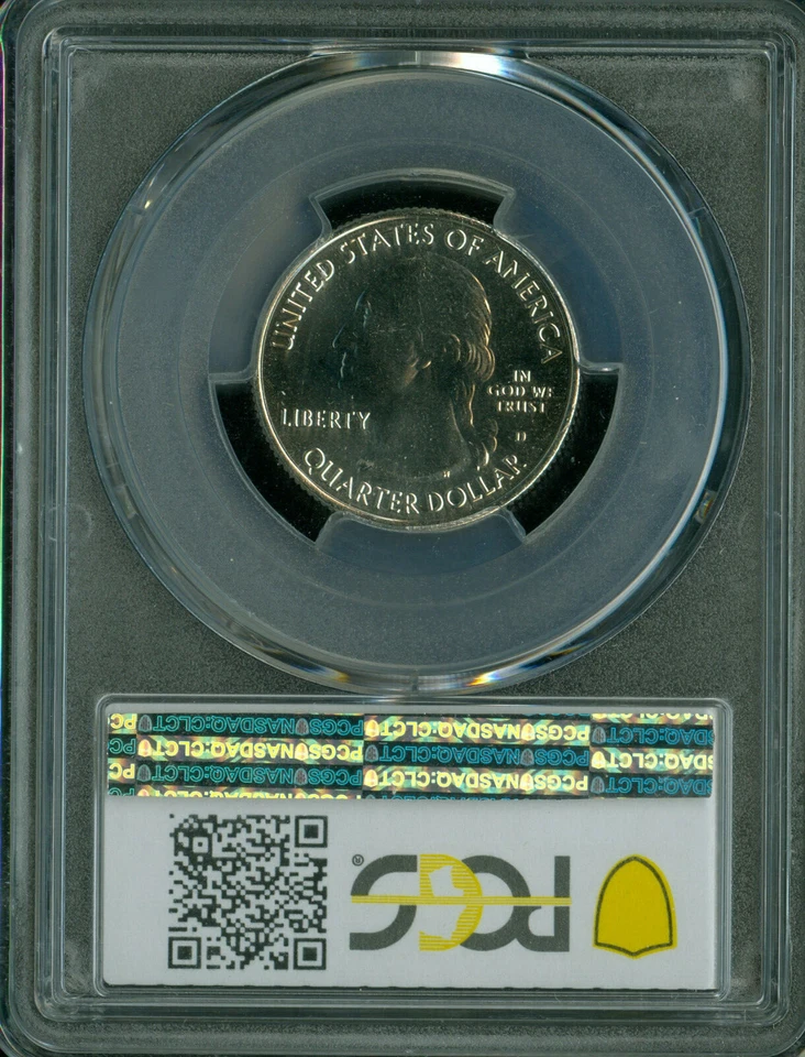 2019 D AMERICAN MEMORIAL PCGS MS67 PL PQ 2ND FINEST GRADE MAC SPOTLESS .  - Image 2 of 2