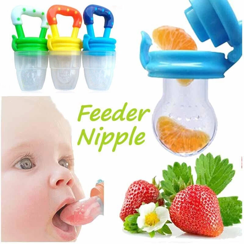 Baby Fruit Vegetable Feeder Nipples Feeding Baby Supplement Bite