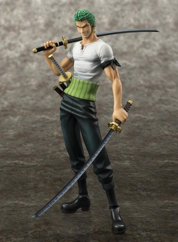 ONE PIECE - Roronoa Zoro 10th Limited Ver. 1/8 Pvc Figure P.O.P. MegaHouse - Foto 8 di 11