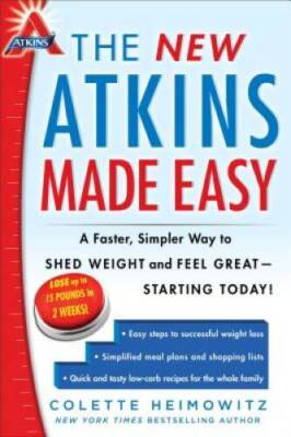 #ad The New Atkins Made Easy: A Faster Simpler Way to Shed Weight and Feel G GOOD $3.59