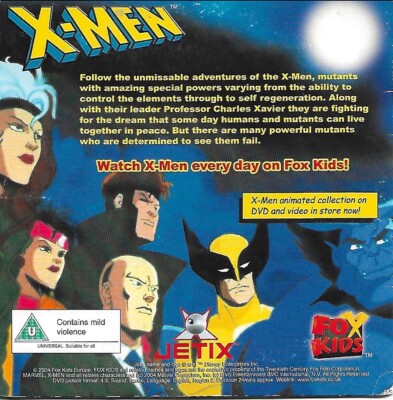 Daily Express & Fox Kids Presents X-Men [DVD, 2004] Jetix | eBay