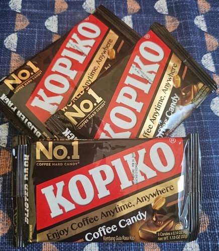 6 PK Kopiko Coffee Candy - Blister PK Hard Coffee Candy *FREE SHIPPING *6 PK - Picture 3 of 5