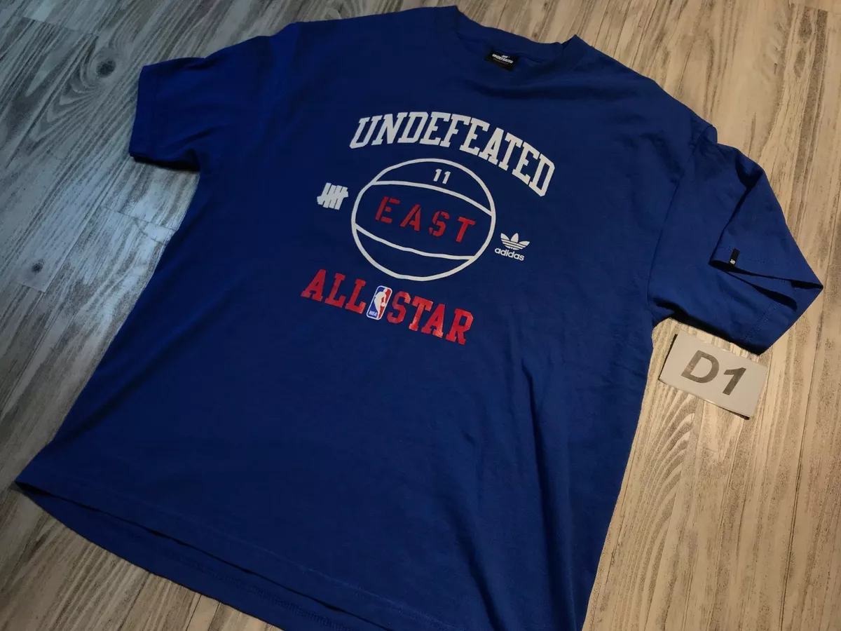 Adidas x Undefeated Men 11 Kyrie Irving East All Star TEE TSHIRT
