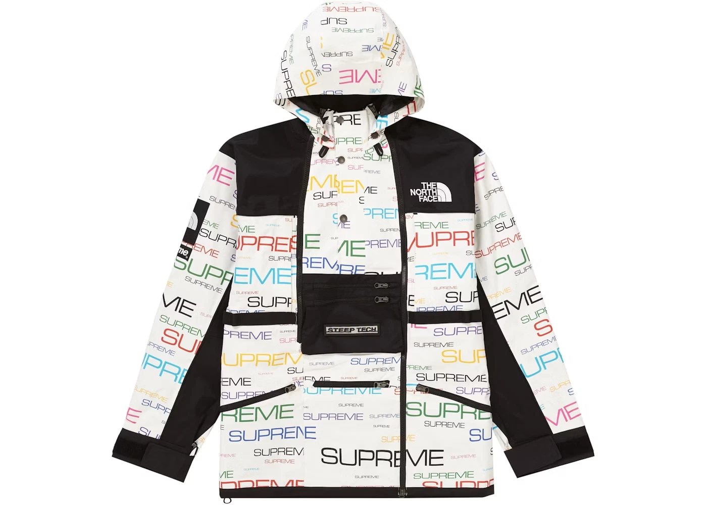 Veste Supreme x The North Face Steep Tech Apogee   Multicolore Blanc FW21 Large