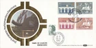 EUROPA GB France Benham BLS4 FDC London Strasbourg 1984 (135774)