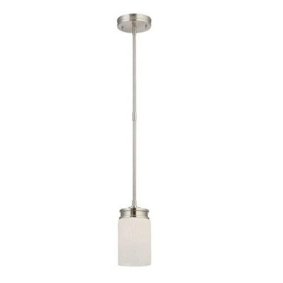 Nuvo Lighting Single Light 5'' Wide Mini Pendant in Brushed Nickel 60/4708