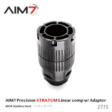 AIM7 STARTUM Linear Comp System 223/30/308/9mm/40cal Stainless Steel Black