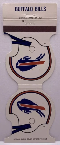 Buffalo Bills Football Team, Matchbook Cover