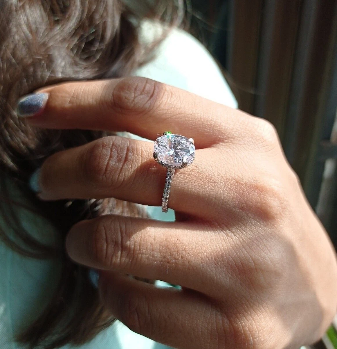 Tiffany Engagement Pretty Diamond Rings Elegante 18K Rose Gold