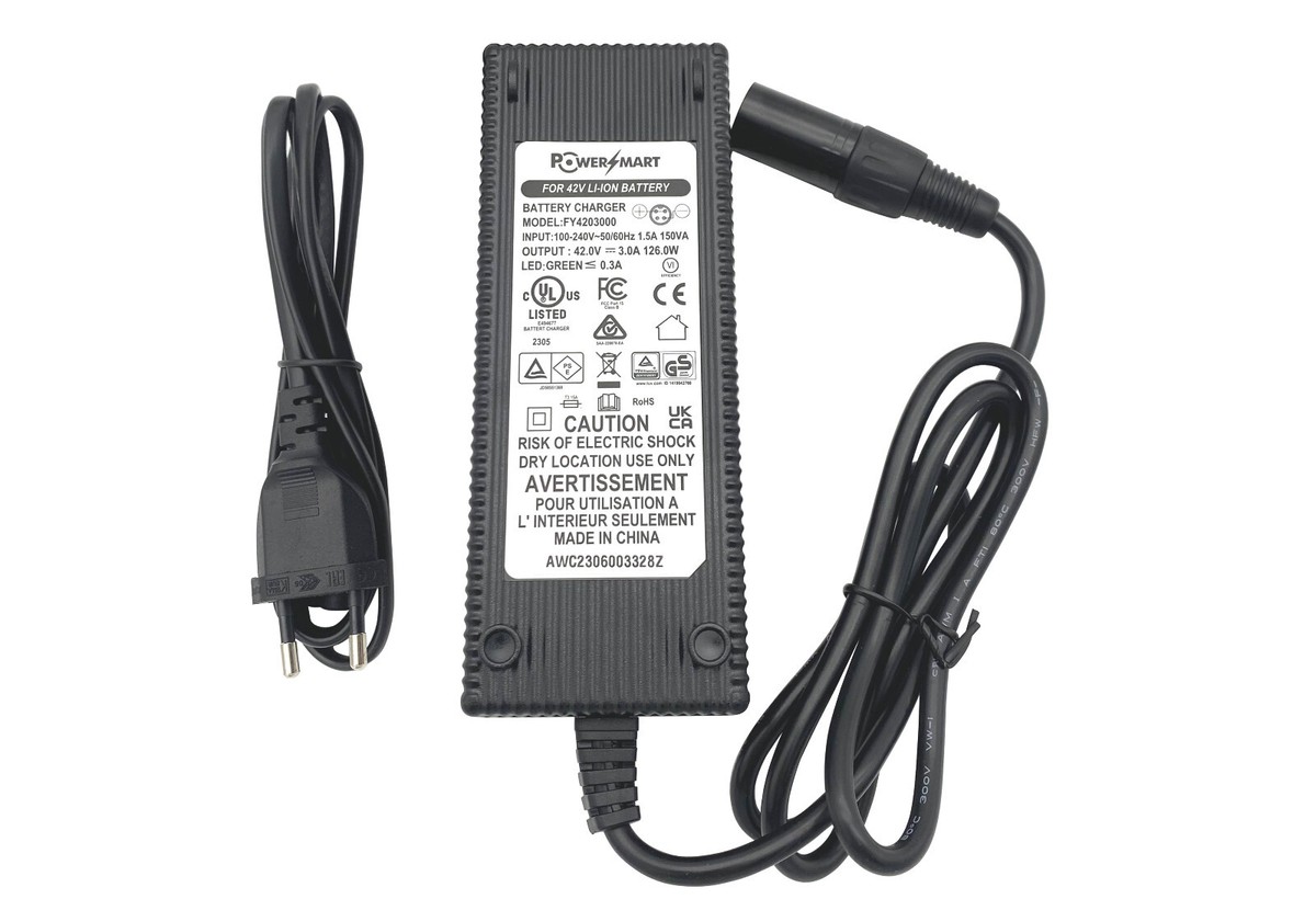42V 3A Chargeur Pour 36V Raleigh Dover Impulse 8R HS, Dover