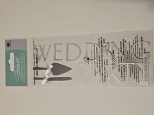 RARE Jolees Wedding Party Title Reception Cake Cutting Garter Scrapbook Stickers