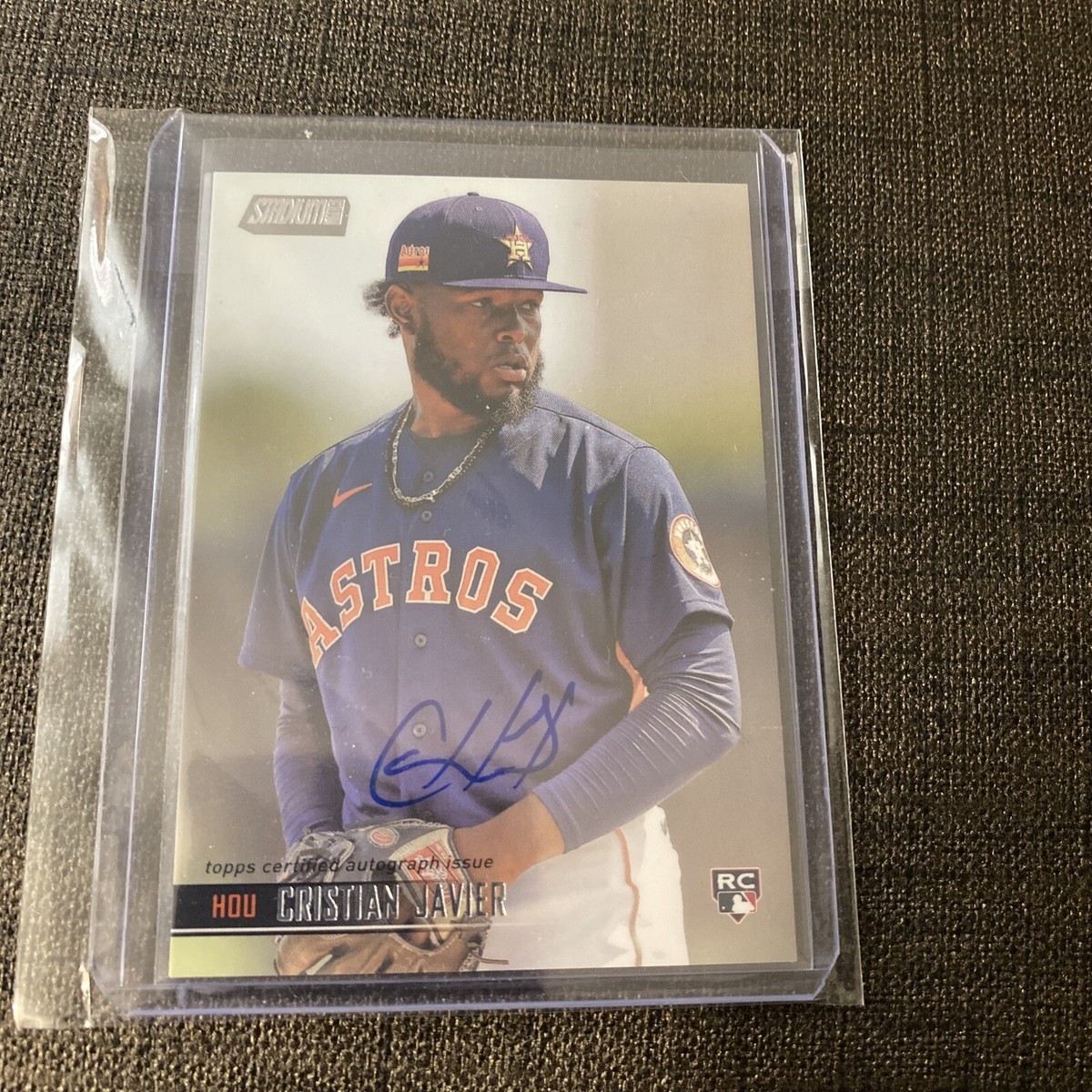 Christian Javier Topps Stadium Club Auto ROOKIE CARD | eBay