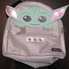 Star Wars Disney Bioworld Mandalorian Grogu Child Baby Yoda Mini Backpack