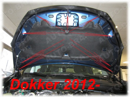 Carbon BRA für Dacia Dokker - Lodgy Bj. ab 2012 Haubenbra Steinschlagschutz - Bild 3 von 7