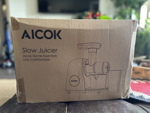 New Aicok AMR521 Easy To Clean Slow Masticating Juicer Extractor
