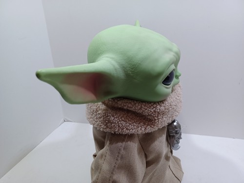 Grogu 11" Plush Toy STAR WARS The Child Baby Yoda Mandalorian & Pendant Mattel - Picture 9 of 13