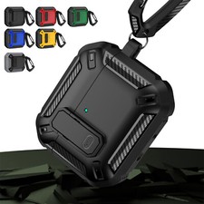 Fr Apple AirPods Pro 3rd 2025/4th/Pro 2rd/3rd Gen Carbon Fiber Pattern Hard Case