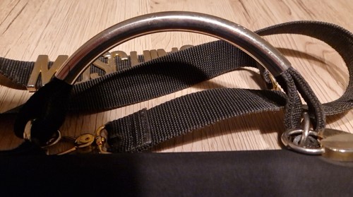 Borsa a mano originale Moschino Redwall borsa nera borsa a tracolla vintage - Foto 16 di 16