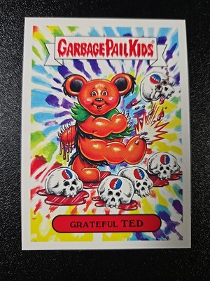 GratefulDead TwinkleLightJerry Garcia94年 Grateful Dead Jerry Garcia Deadheads Spoof 2 Card Set Garbage Pail