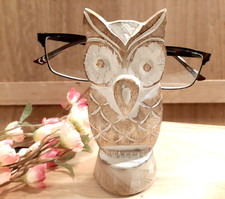 Wooden Owl Handcrafted Eyeglasses , Sunglasses Stand , Eye Glasses New
