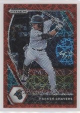 2021 Panini Prizm Draft Picks Red Velocity Prizm Parker Chavers #PDP196 0y59