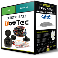 Elektrosatz 7-Pol Universell für Hyundai Accent Fliessheck 11.2005-10.2010